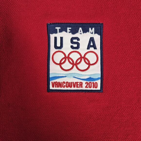 Polo Ralph Lauren Track Jacket Mens Large Red Team USA Vancouver 2010 Olympics - Picture 5 of 16